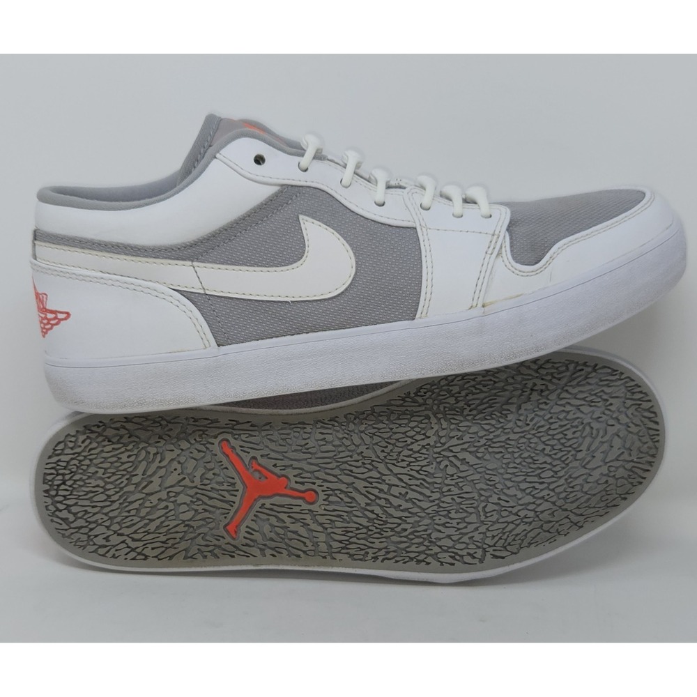 Nike Air Jordan 1 Low Top V2 Wolf Grey White 552312-023 Size 8 RETRO